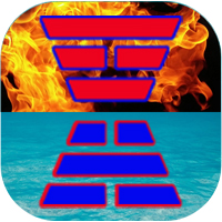 Chinese symbols for Water and Fire - KanLi Water Fire QI GONG Online Energy course for Health Wellness Consciousness Expansion